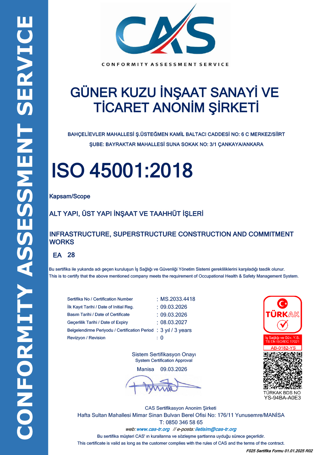 ISO 45001:2018