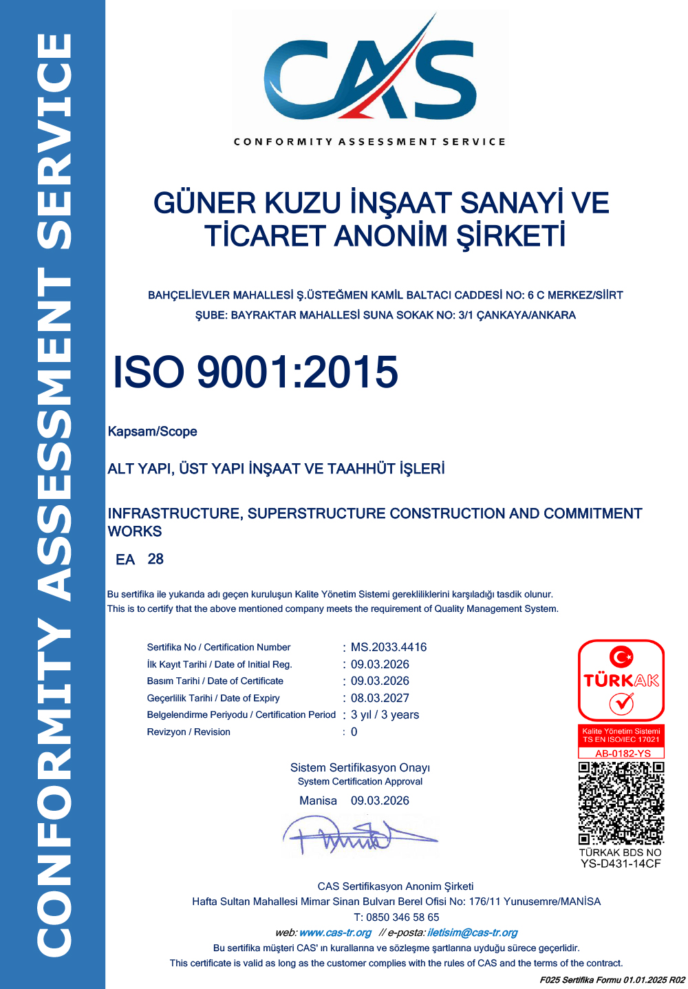 ISO 9001:2015